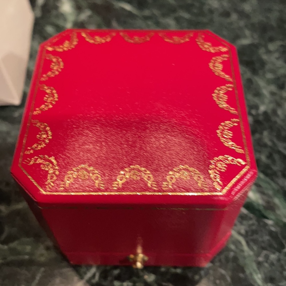Authentic Leather Cartier Ring Box - image 5